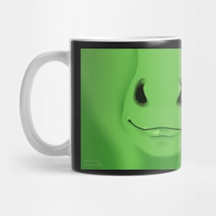 Green Horse Face Mug